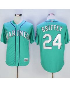 Mariners #24 Ken Griffey Green New Cool Base Stitched MLB Jersey