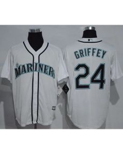 Mariners #24 Ken Griffey White New Cool Base Stitched MLB Jersey