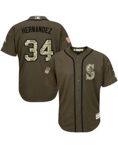 Mariners #32 Taijuan Walker Green Alternate Cool Base Stitched MLB Jersey