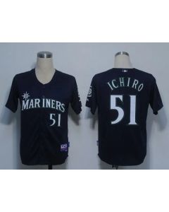 Mariners #51 ichiro Suzuki Navy Blue Cool Base Stitched MLB Jersey