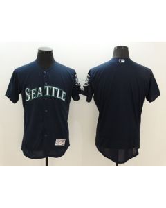 Mariners Blank Navy blue Flexbase Authentic Collection Stitched MLB Jersey