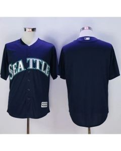 Mariners Blank Navy blue New Cool Base Stitched MLB Jersey
