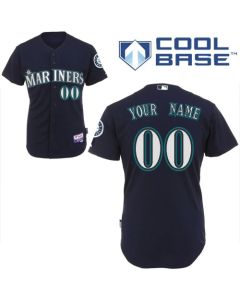 Mariners Customized Authentic Black Cool Base MLB Jersey