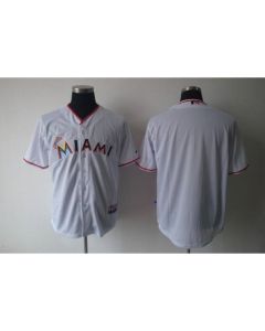 marlins #00 None Player White 2012 Home Stitched MLB Jersey