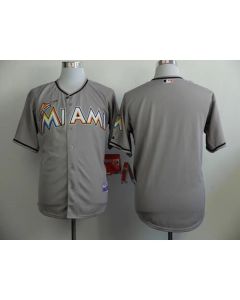 marlins Blank Grey Cool Base Stitched MLB Jersey