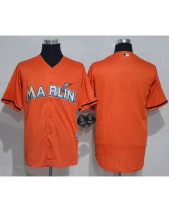 marlins Blank Orange New Cool Base Stitched MLB Jersey