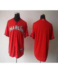 marlins Blank Red 2012 Alternate Stitched MLB Jersey