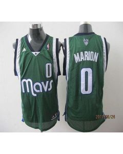 Mavericks #0 Shawn Marion Revolution 30 Green Stitched NBA Jersey