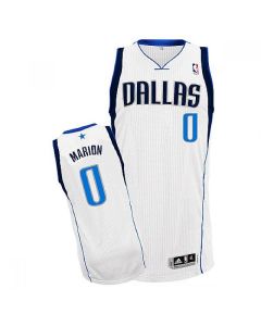Mavericks #0 Shawn Marion Revolution 30 White Stitched NBA Jersey