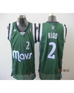 Mavericks #2 Jason Kidd Green Revolution 30 Stitched NBA Jersey