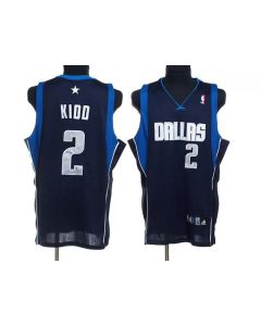 Mavericks #2 Jason Kidd Stitched NBA Blue Jersey