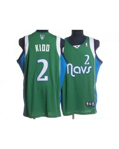 Mavericks #2 Jason Kidd Stitched NBA Green Jersey