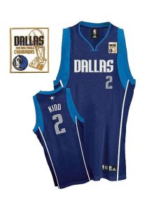 Mavericks 2011 Champion Patch #2 Jason Kidd Blue Stitched NBA Jersey