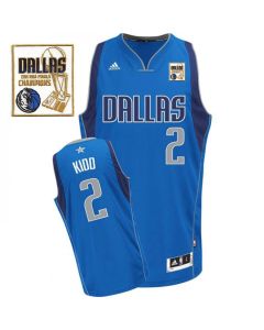 Mavericks 2011 Champion Patch #2 Jason Kidd Sky Blue Stitched NBA Jersey