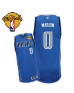 Mavericks 2011 Finals Patch #0 Shawn Marion Revolution 30 Sky Blue Stitched NBA Jersey