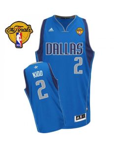 Mavericks 2011 Finals Patch #2 Jason Kidd Revolution 30 Blue Stitched NBA Jersey