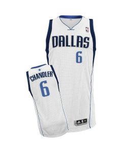 Mavericks #6 Tyson Chandler White Revolution 30 Stitched NBA Jersey