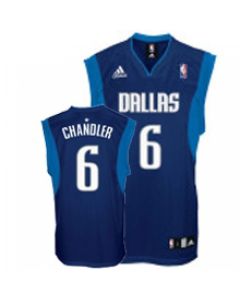 Mavericks Revolution 30 #6 Tyson Chandler Dark Blue Stitched NBA Jersey