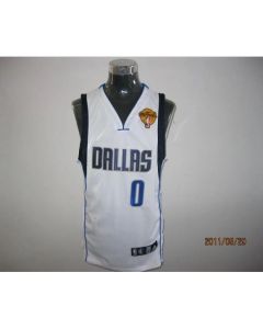 Mavericks2011 Finals Patch #0 Shawn Marion White Stitched NBA Jersey