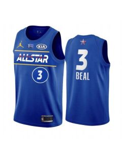 Men's 2021 All-Star #3 Bradley Beal Blue Eastern Conference Stitched NBA Jersey