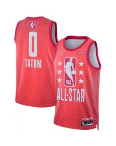 Men's 2022 All-Star #0 Jayson Tatum Maroon Stitched Jersey