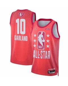 Men's 2022 All-Star #10 Darius Garland Maroon Stitched Jersey