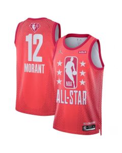 Men's 2022 All-Star #12 Ja Morant Maroon Stitched Basketball Jersey (Maroon)