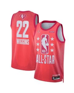 Men's 2022 All-Star #22 Andrew Wiggins Maroon Stitched Jersey