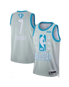 Men's 2022 All-Star #7 Kevin Durant Gray Stitched Basketball Jersey (Gray)