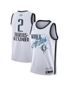 Men's 2026 NBA All-Star #2 Shai Gilgeous-Alexander White Game Swingman Jersey