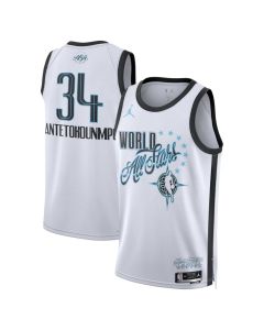 Men's 2026 NBA All-Star #34 Giannis Antetokounmpo White Game Swingman Jersey (White)
