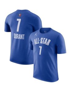 Men's #7 Kevin Durant Blue 2023 NBA All-Star Game Name & Number T-Shirt