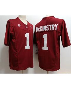 Men's Alabama Crimson Tide #1 Kool-Aid McKinstry Red 2023 F.U.S.E. Stitched Football Jersey