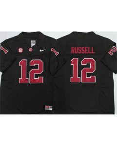 Men's Alabama Crimson Tide #12 Keelon Russell Black 2026 Vapor F.U.S.E. Limited Jersey