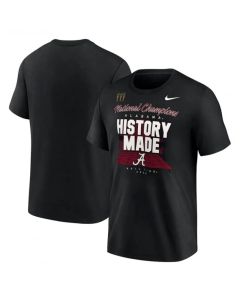 Men's Alabama Crimson Tide 2020 Black National Champions T-Shirt
