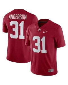 Men's Alabama Crimson Tide #31 Will Anderson Red Stitched Football Jersey