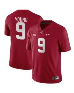Men's Alabama Crimson Tide #9 Bryce Young Red Stitched Jersey