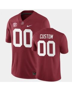 Men's Alabama Crimson Tide Active Player Custom Red Stitched Jersey