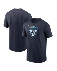 Men's All-star 2023 Navy Game Logo T-Shirt