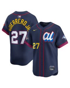 Men's American League #27 Vladimir Guerrero Jr. Navy 2025 All-Star Edition Limited Player Jersey (Navy)