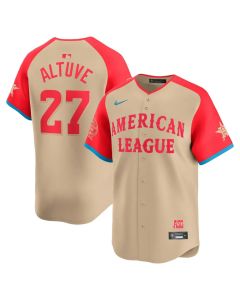 Men's American League Jose Altuve Cream 2024 MLB All-Star Game Limited Player Jersey