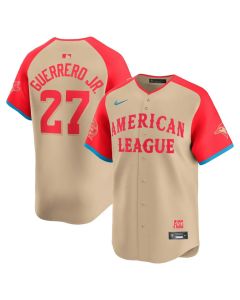 Men's American League Vladimir Guerrero Jr. Cream 2024 MLB All-Star Game Limited Player Jersey
