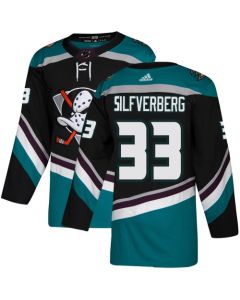 Men's Anaheim Ducks #33 Jakob Silfverberg Black Stitched NHL Jersey
