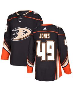 Men's Anaheim Ducks #49 Max Jones Black Stitched NHL Jersey