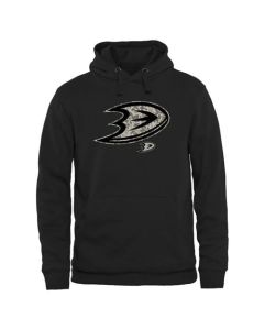 Men's Anaheim Ducks Black Rink Warrior Pullover Hoodie