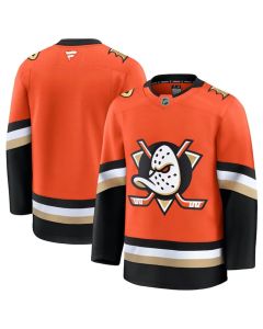 Men's Anaheim Ducks Blank Orange 2024-25 Home Stitched Hockey Jersey