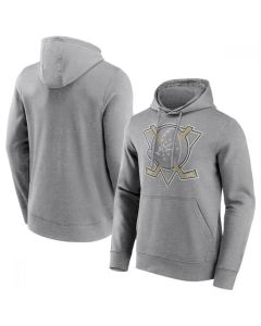 Men's Anaheim Ducks Grey Edge Hoodie