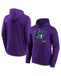 Men's Anaheim Ducks Purple Marble Hoodie
