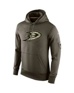 Men's Anaheim Ducks Salute To Service NHL Hoodie