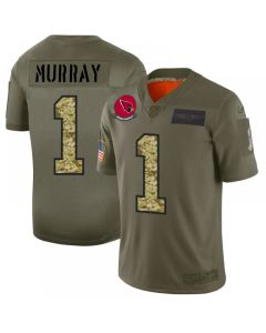 Men's Arizona Cardinals #1 Kyler Murray 2019 Olive/Camo Salute To Service Limited Stitched NFL Jersey